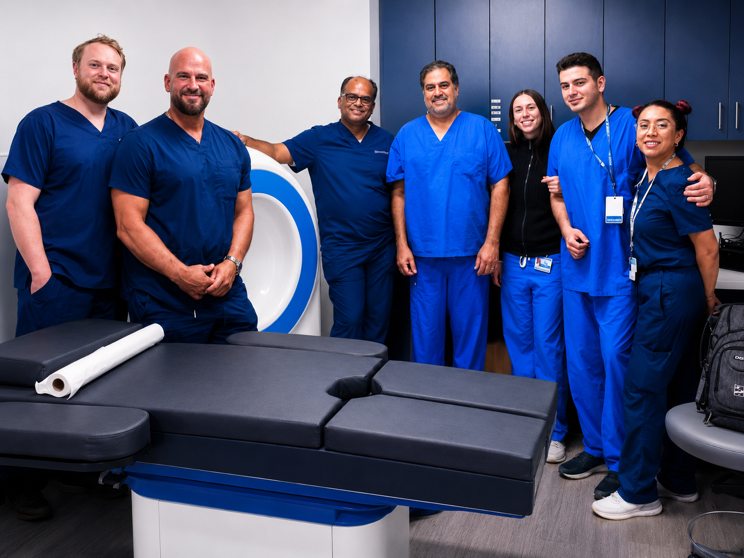 Clinical engineering team at work